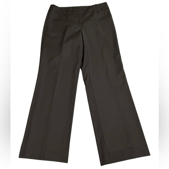 Trina Turk Black Wool Blend Wide Leg Dress Pants Size 2 - Picture 2 of 7